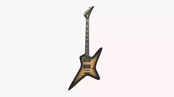 Electric Guitar I10 Wood Black - Music Instrument Design