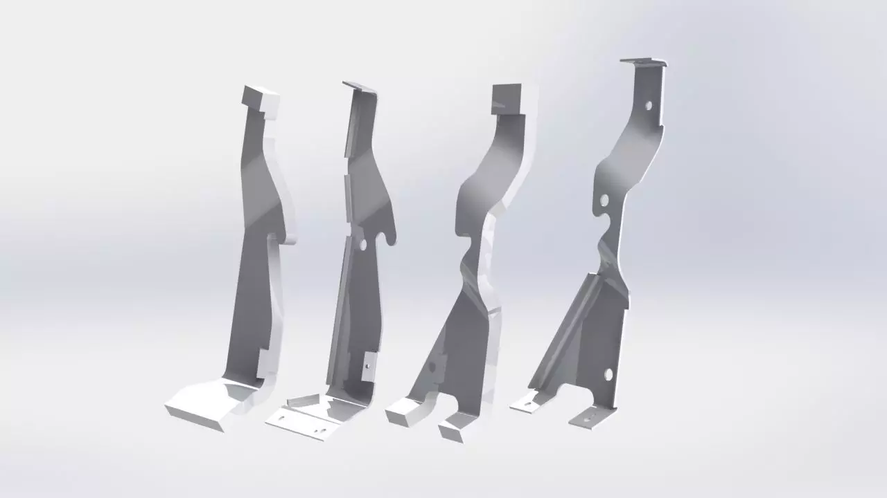 Volkswagen Golf 2 Digifiz Mounts 3D print model_0