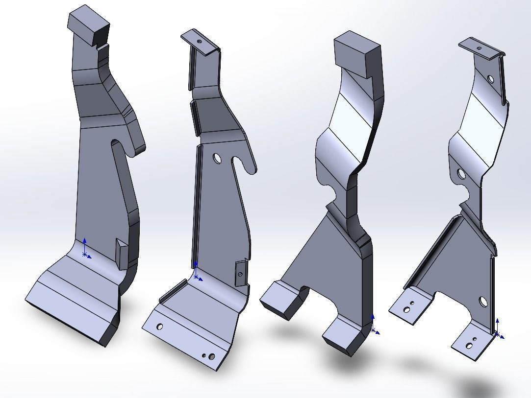 Volkswagen Golf 2 Digifiz Mounts 3D print model_16
