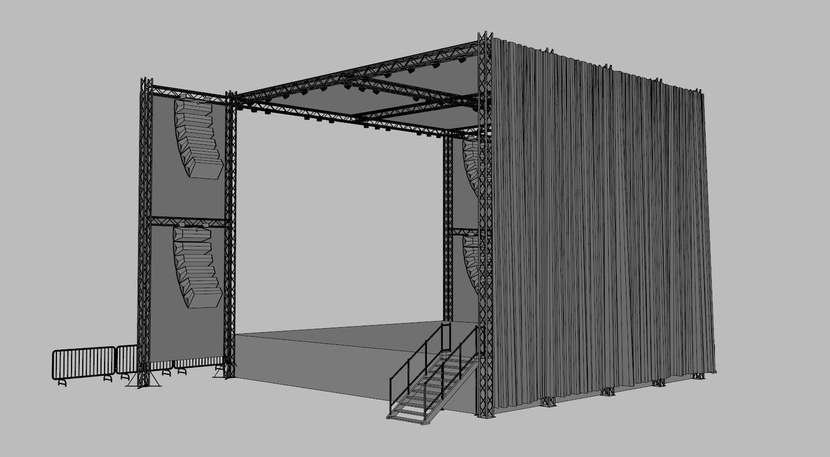 Concert Stage 6 3D model_9