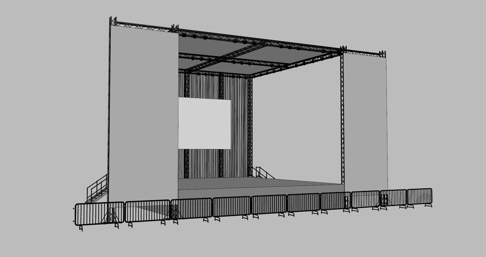 Concert Stage 6 3D model_8