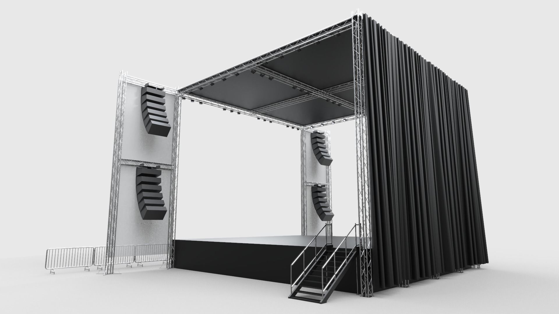 Concert Stage 6 3D model_5