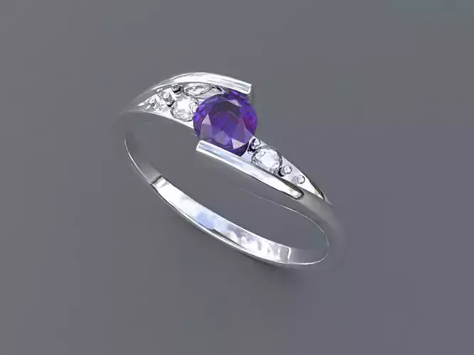 Split Ring 4mm and 2mm stones