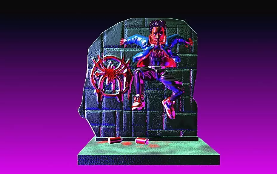 Spiderman Miles Morales 3D print model