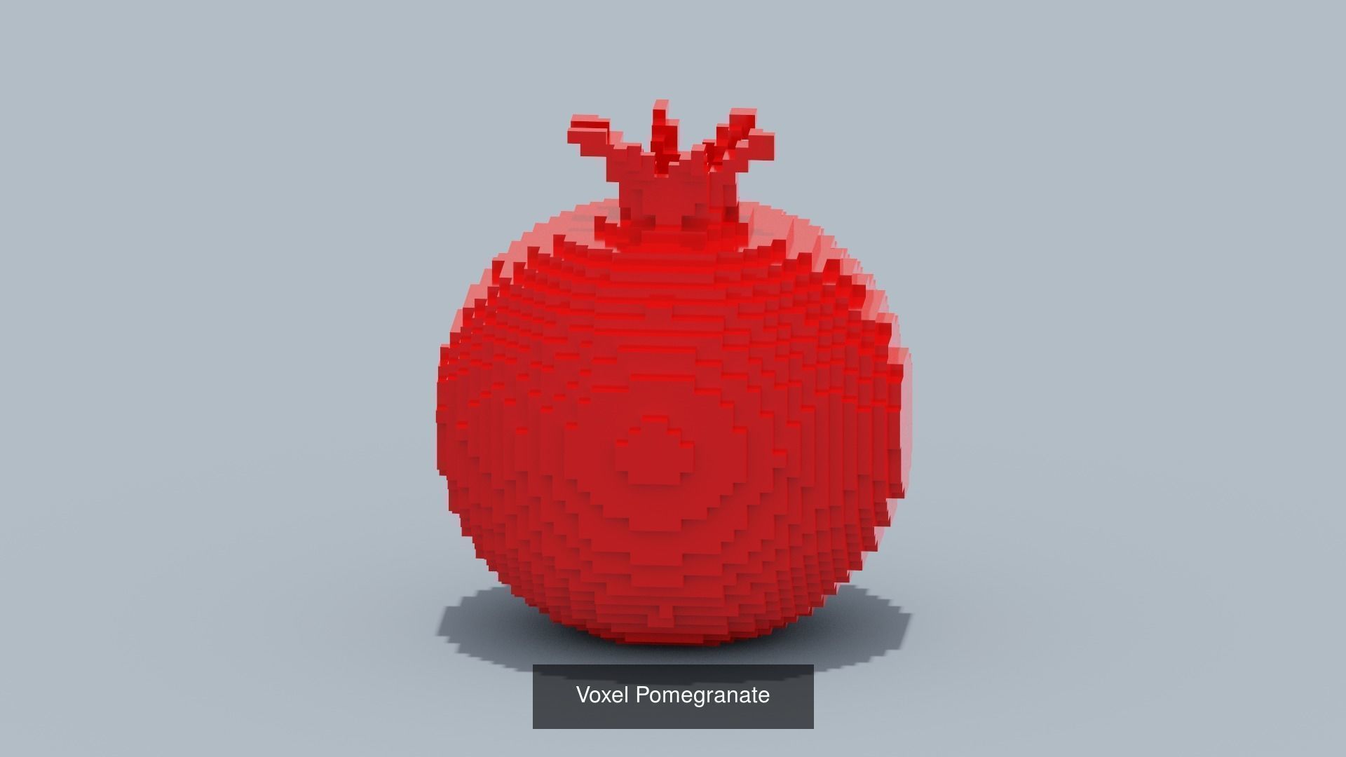 Voxel Fruit and Vegetable 3D Model Collection_1
