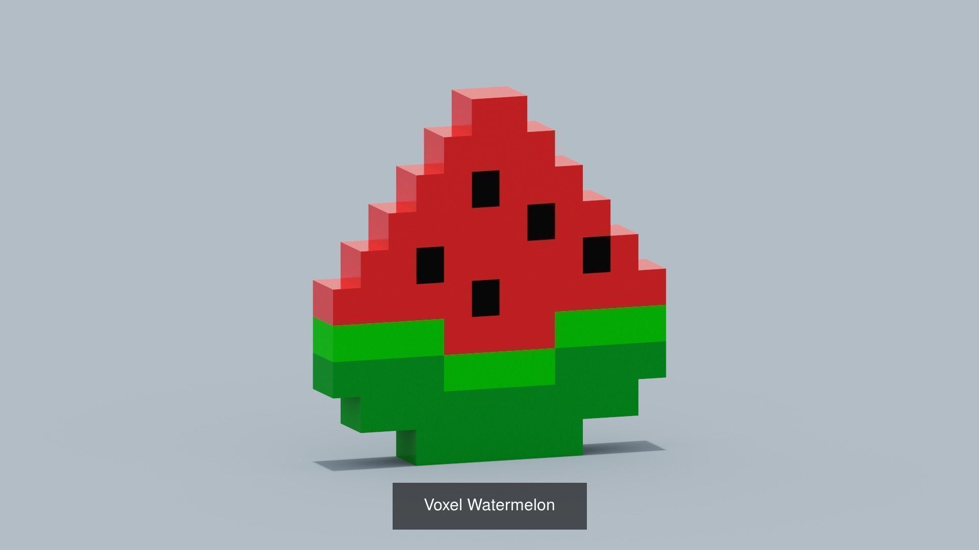 Voxel Fruit and Vegetable 3D Model Collection_9