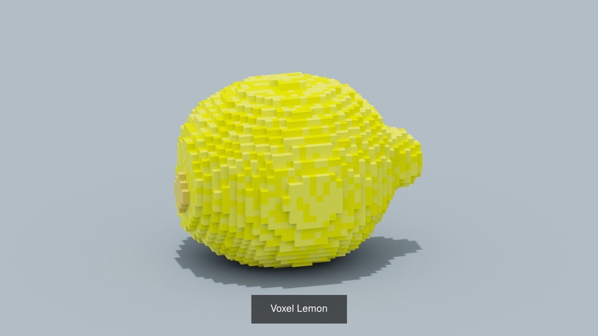 Voxel Fruit and Vegetable 3D Model Collection_12