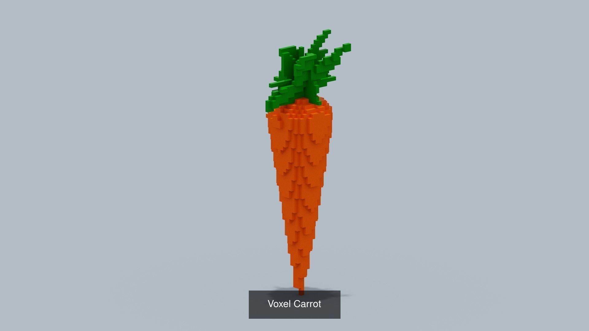 Voxel Fruit and Vegetable 3D Model Collection_11