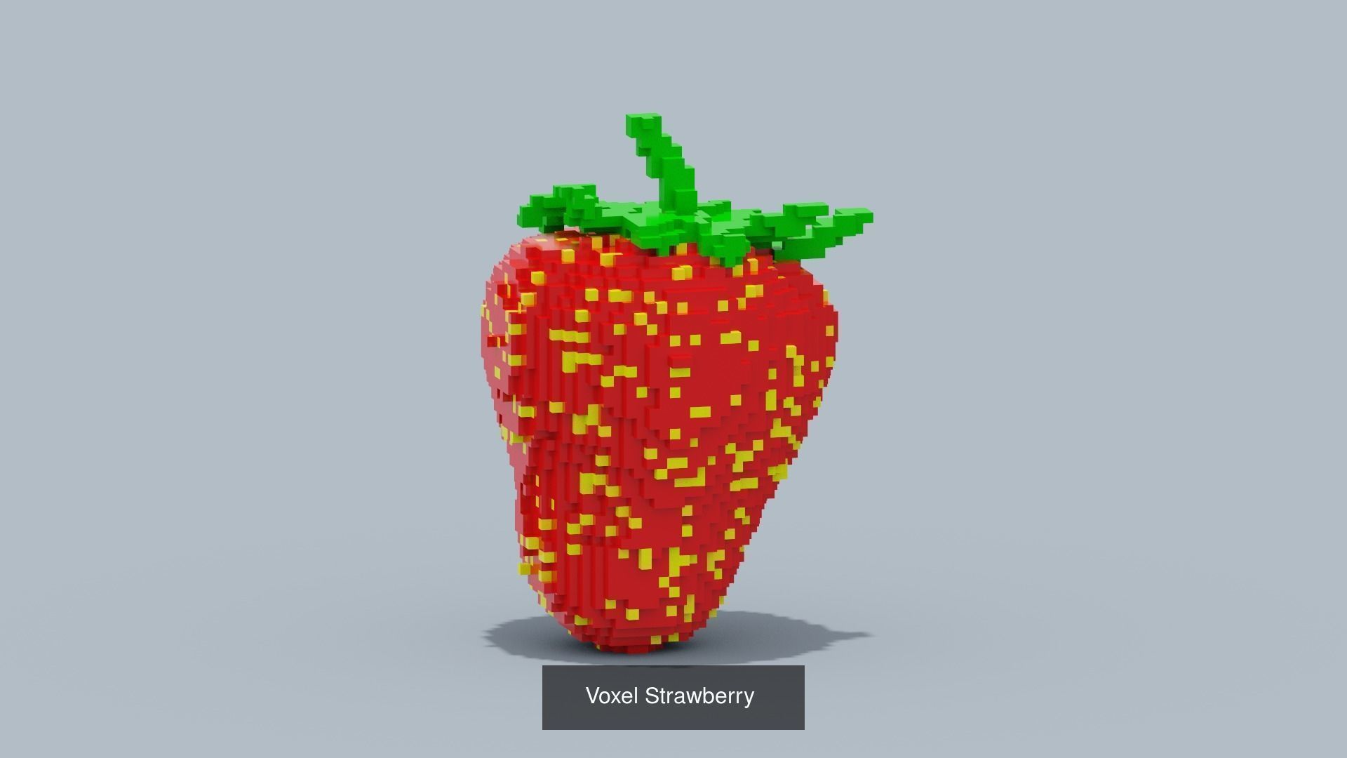 Voxel Fruit and Vegetable 3D Model Collection_4