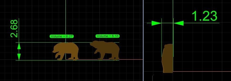 bear animal 3D model_1