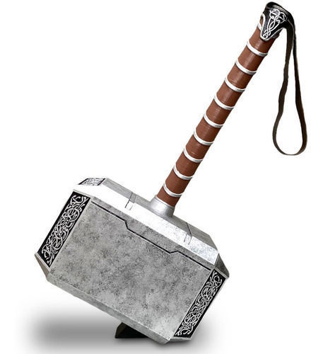Mjolnir Thors Hammer Low-poly 3D model_4