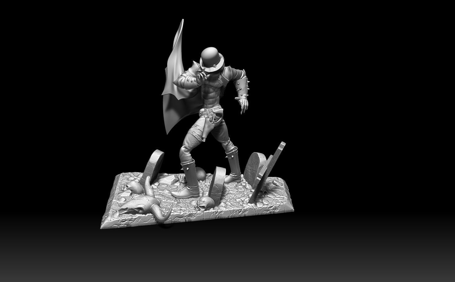 Spawn Gunslinger Graveyard 3D print model_2