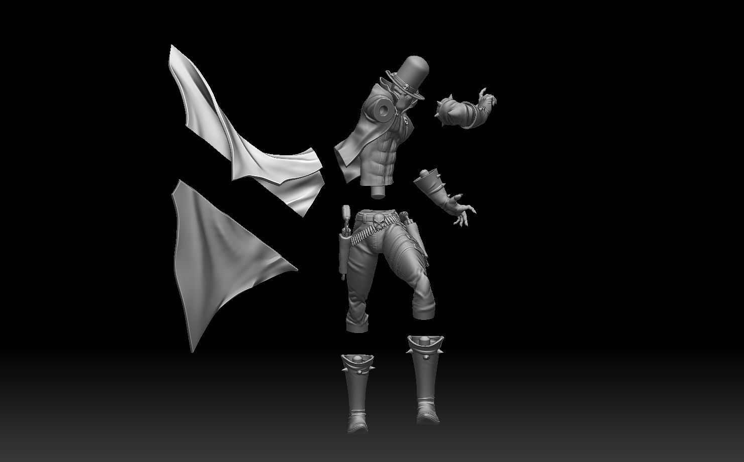 Spawn Gunslinger Graveyard 3D print model_3