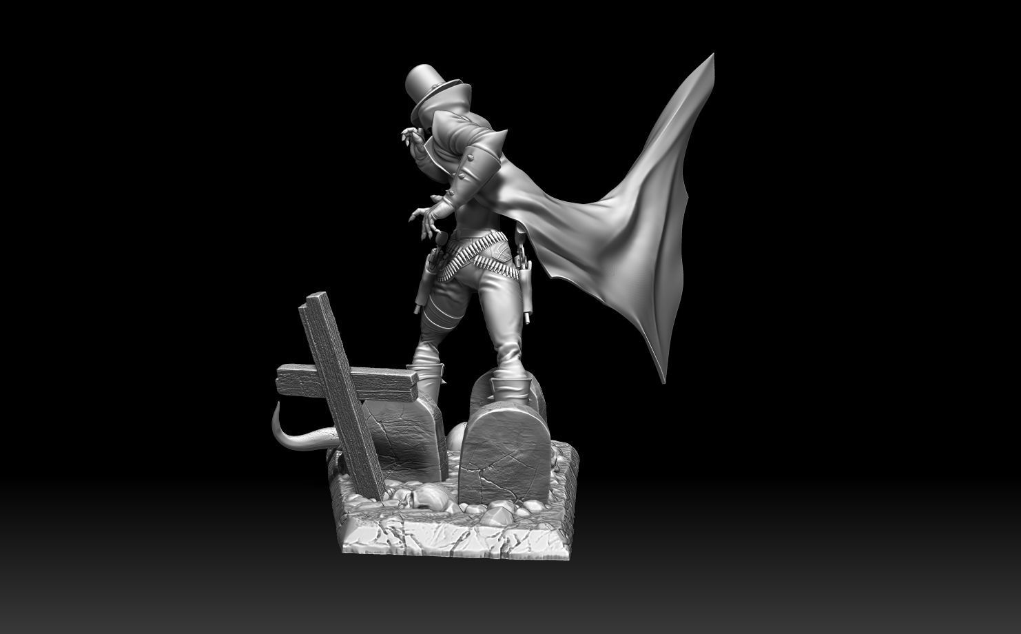 Spawn Gunslinger Graveyard 3D print model_6
