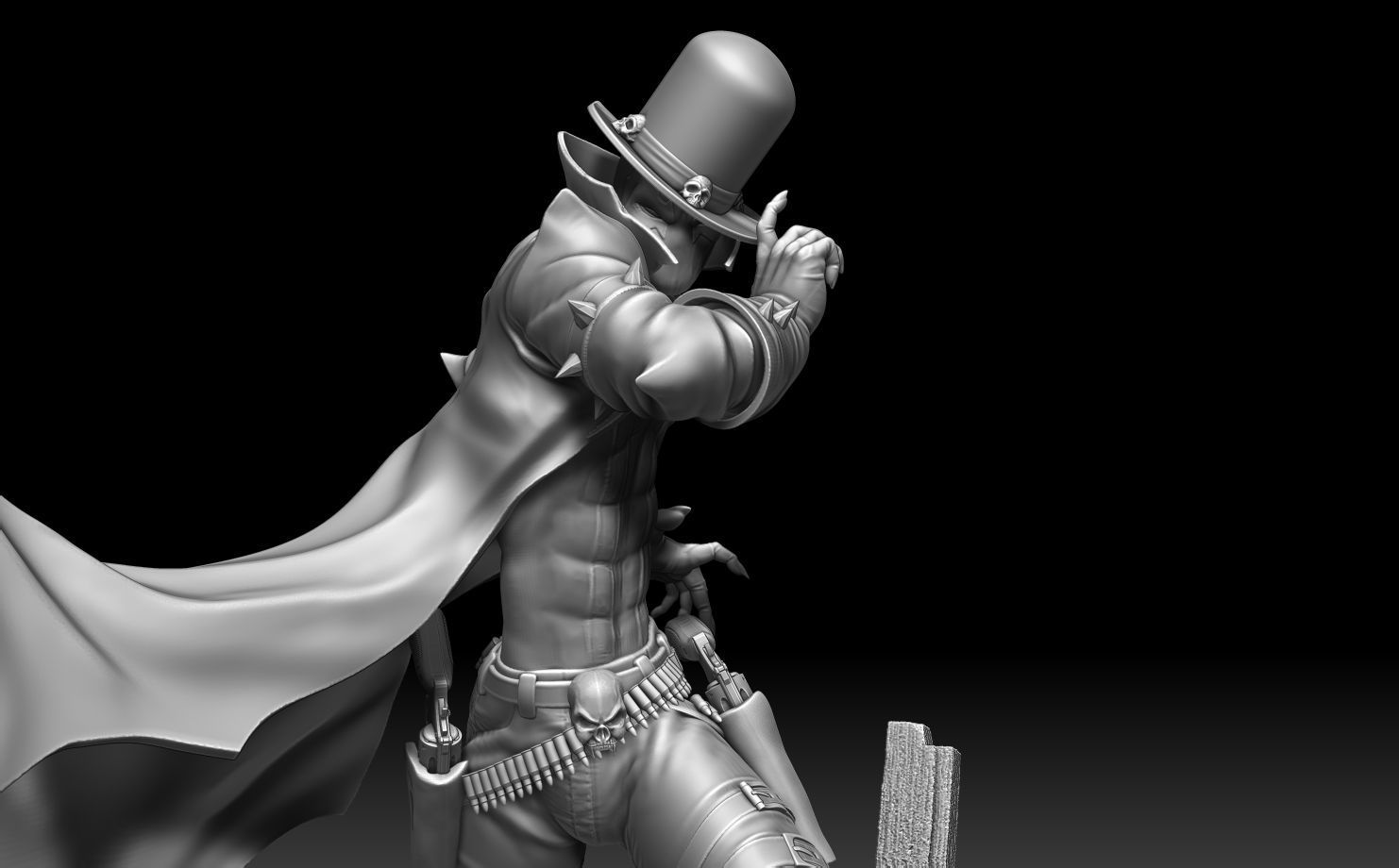 Spawn Gunslinger Graveyard 3D print model_10