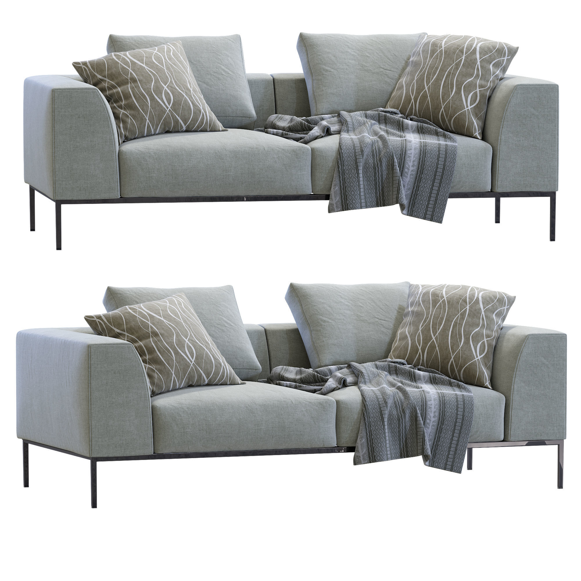 Sofa New York By Marelli 3D model_1