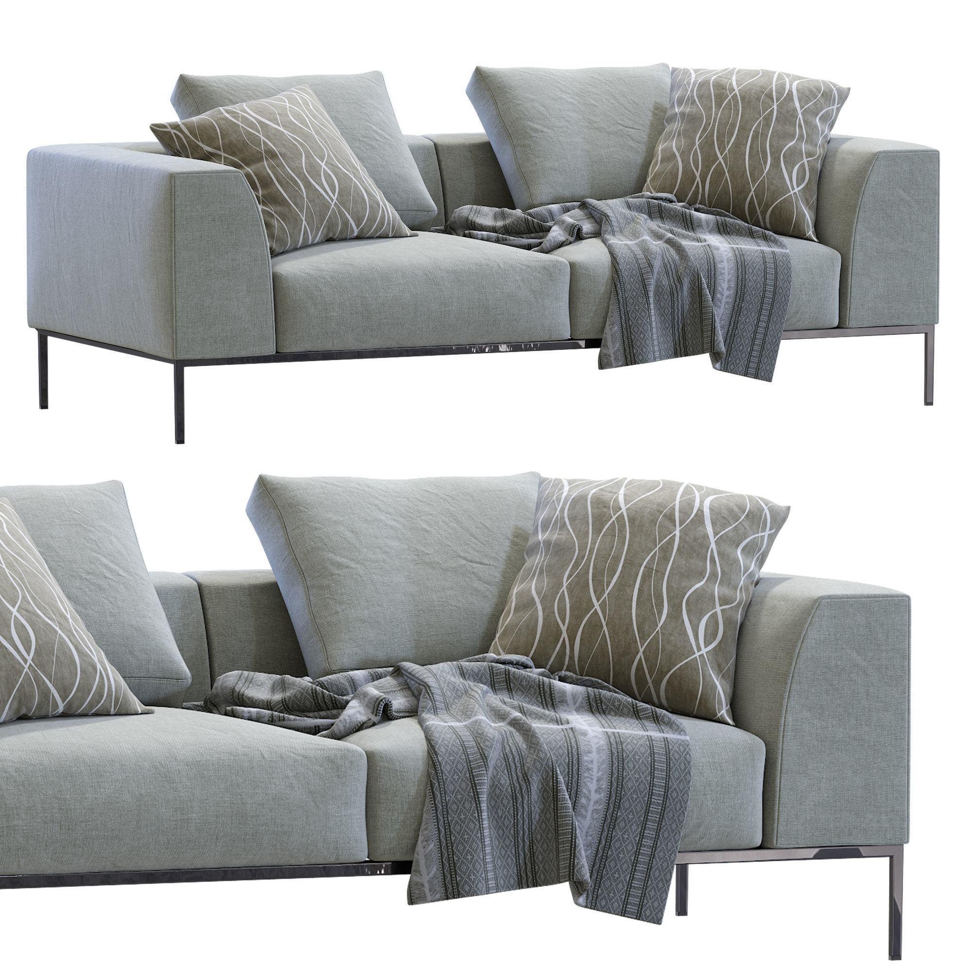 Sofa New York By Marelli 3D model_2