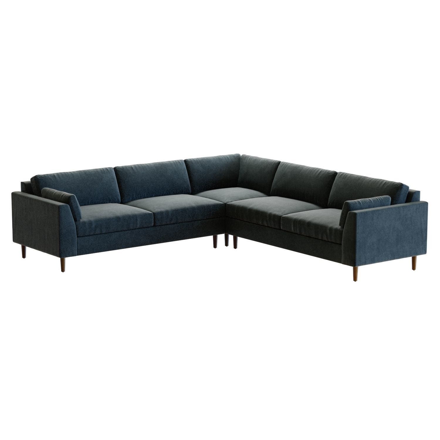 Crate and Barrel Avondale 3-Piece Sectional 3D model_11