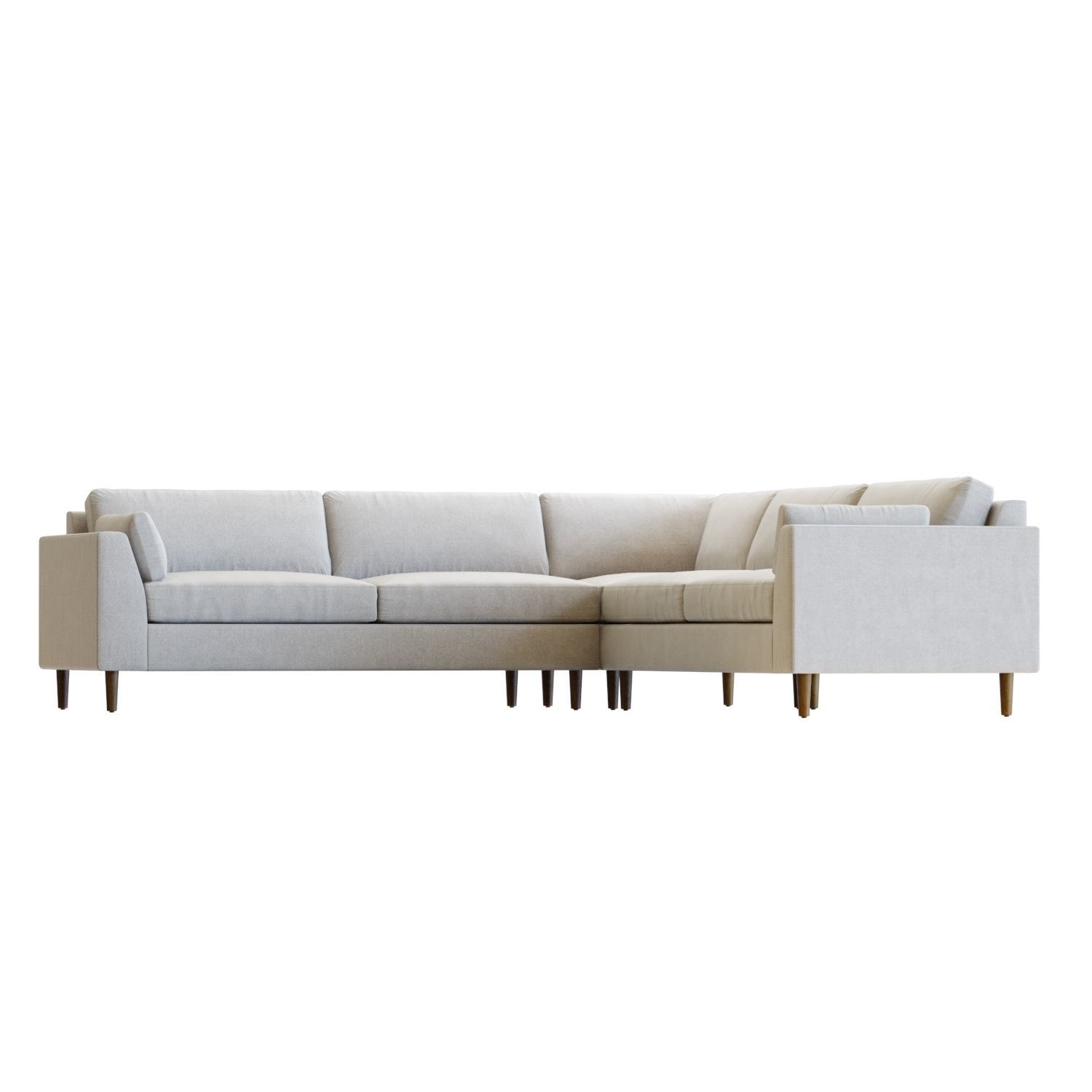 Crate and Barrel Avondale 3-Piece Sectional 3D model_3