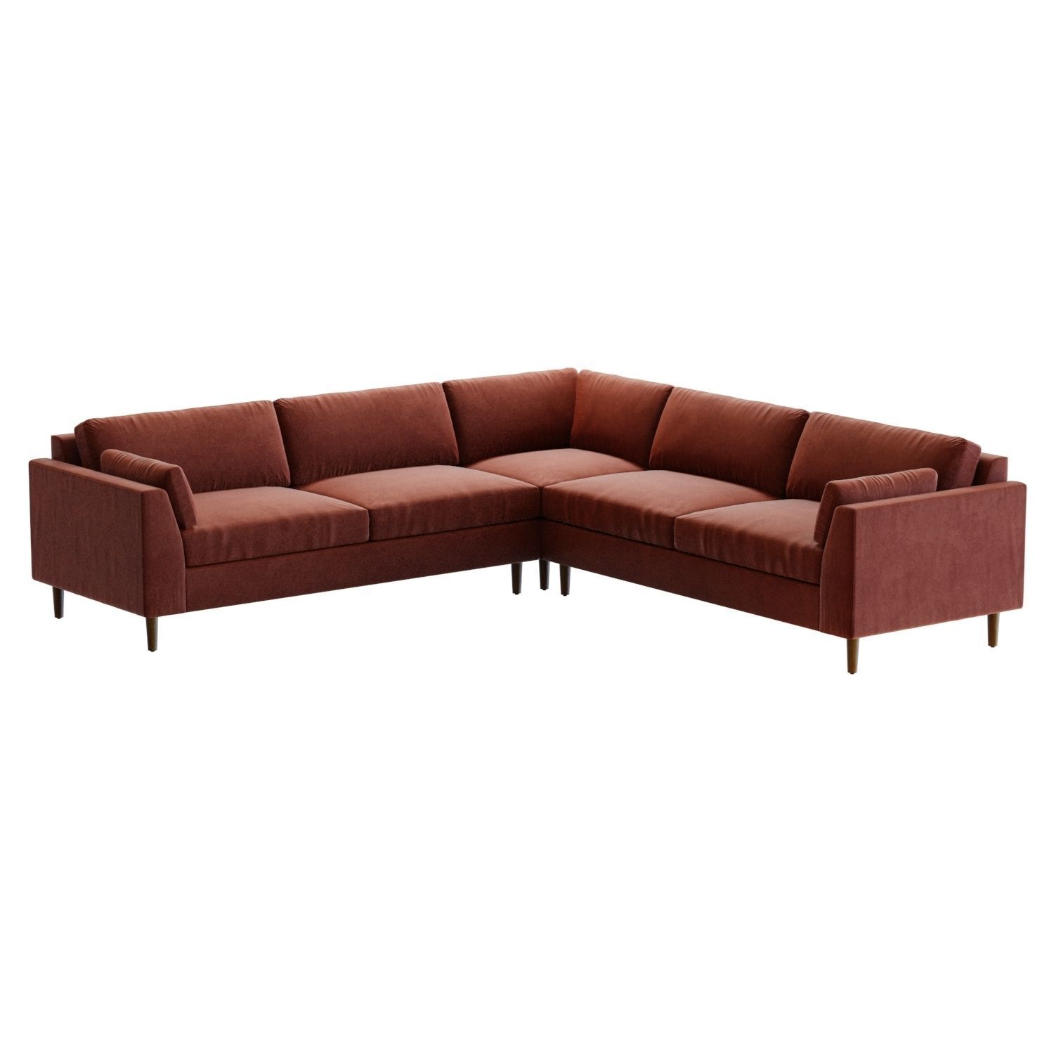 Crate and Barrel Avondale 3-Piece Sectional 3D model_9