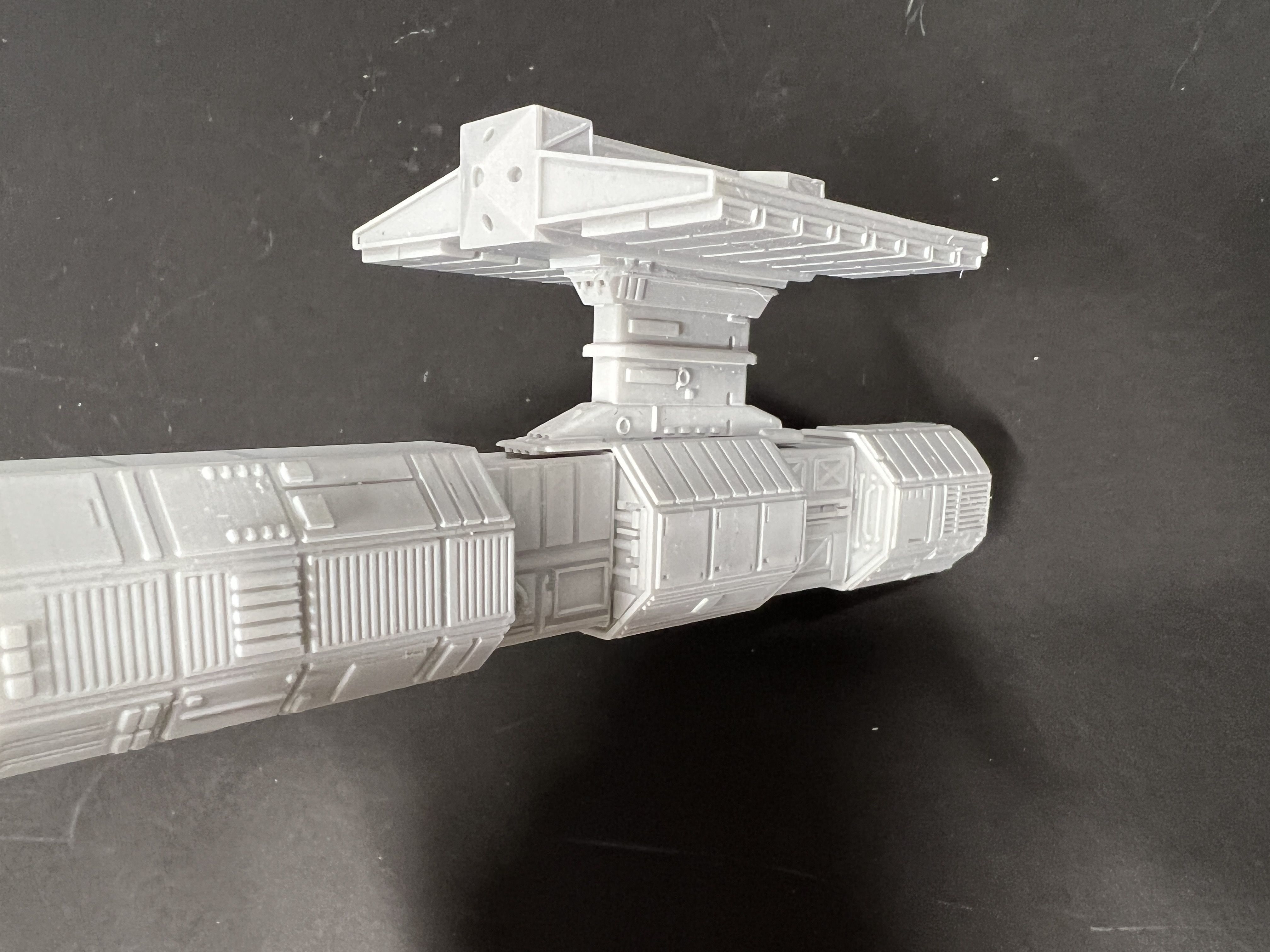 2001 A Space Odyssey France and USA Nuke Ships 3D print model_2