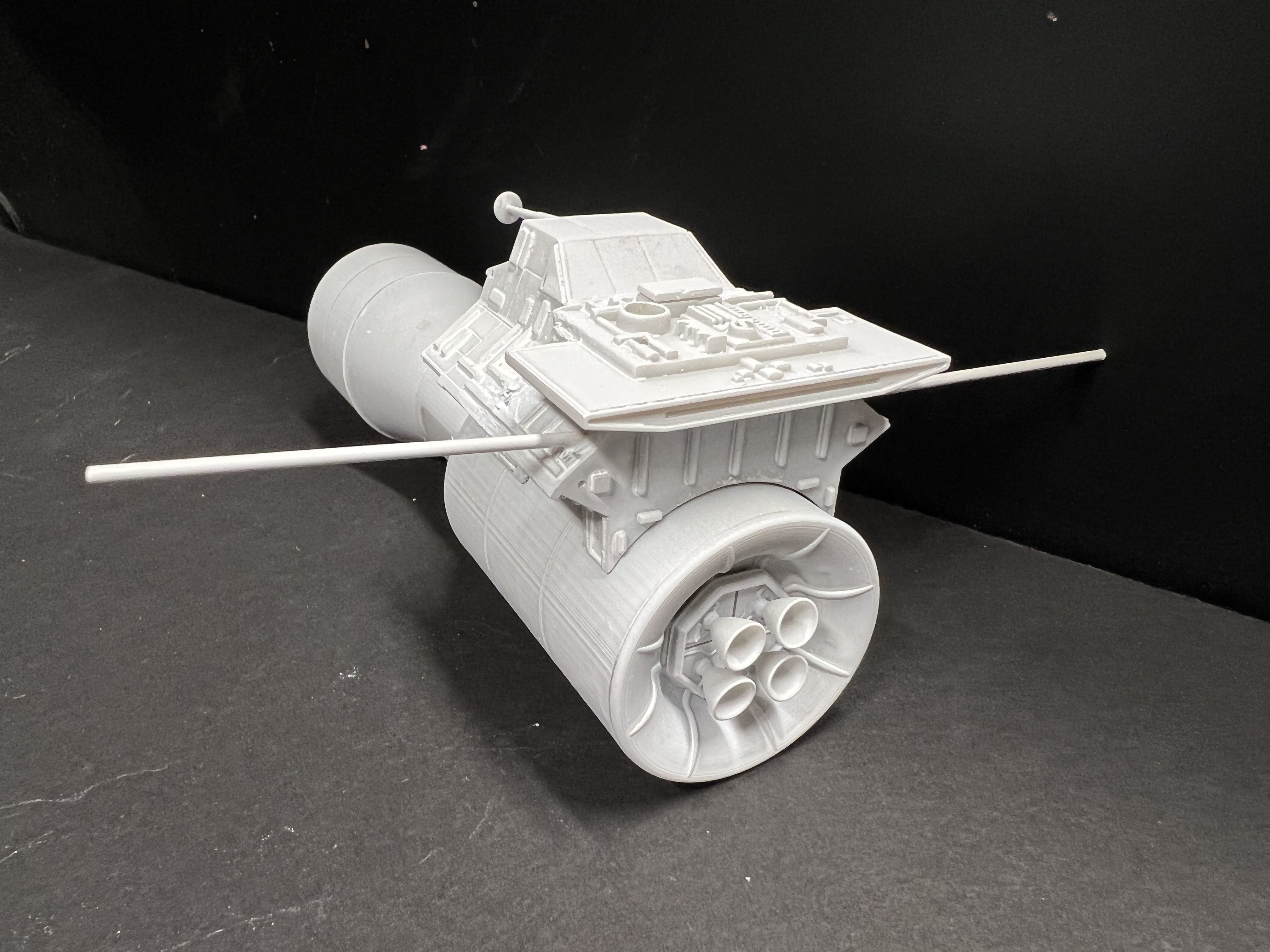 2001 A Space Odyssey France and USA Nuke Ships 3D print model_6