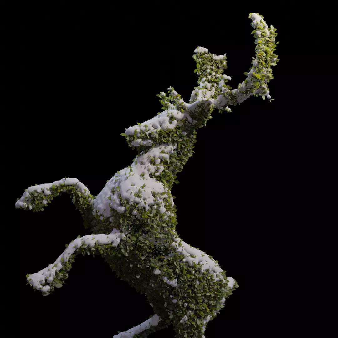 Topiary using geometry nodes 3D model