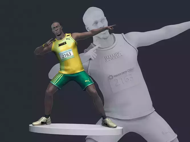  Usain Bolt 3D Printable 2