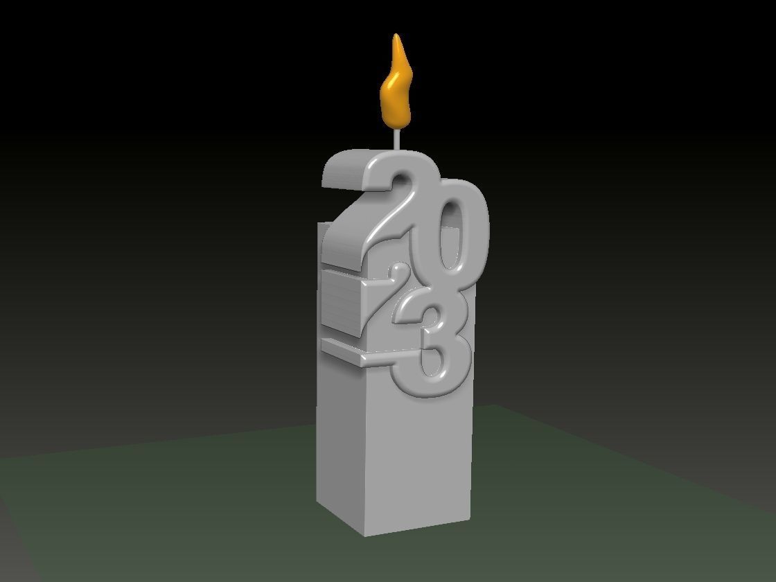 candle mold 2023 new design  3D print model_1