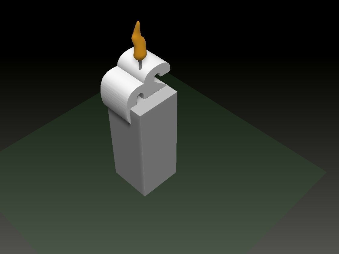 candle mold 2023 new design  3D print model_7