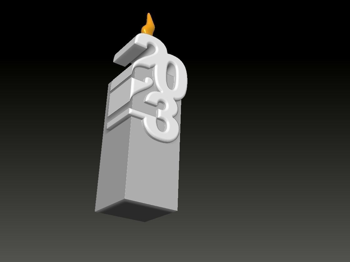 candle mold 2023 new design  3D print model_5