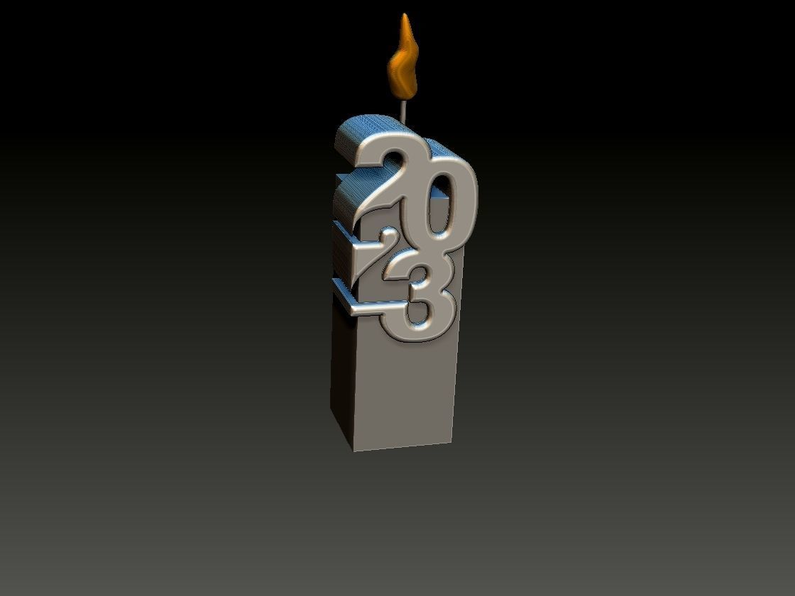 candle mold 2023 new design  3D print model_2