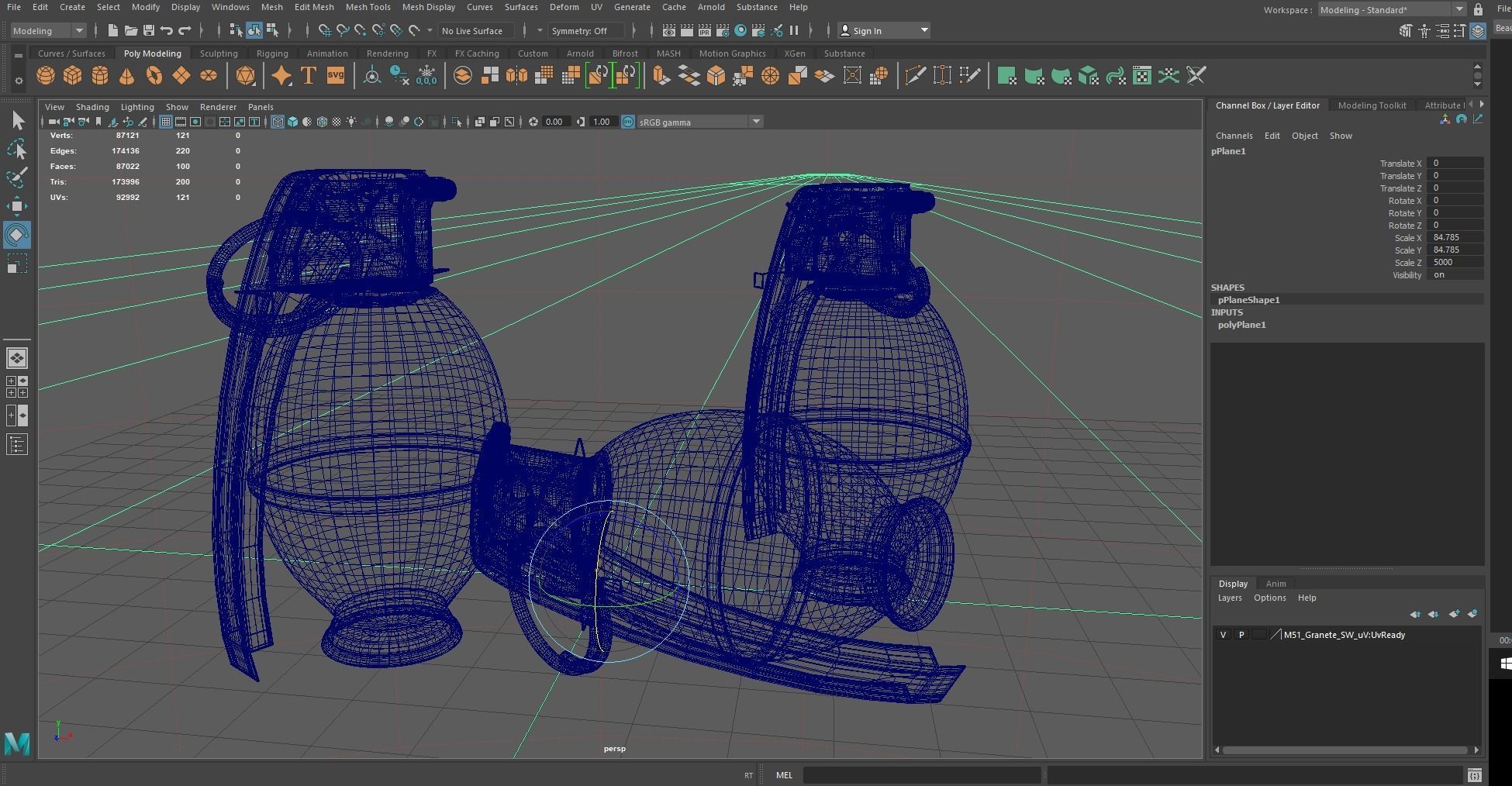 M51 GRENADE Low-poly 3D model_5