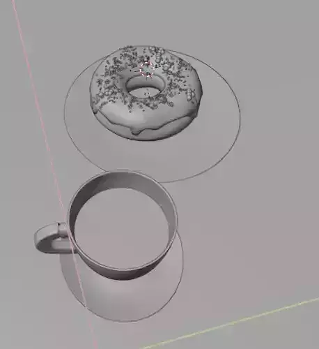 DONUT AND COFFEE