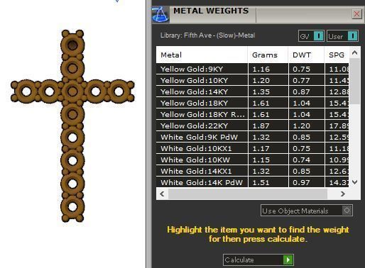 Prong Set Cross Pendant - Medium 3D print model_4