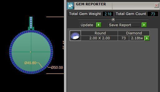 Lightweight Picture Pendants - 50mm - v2 3D print model_4