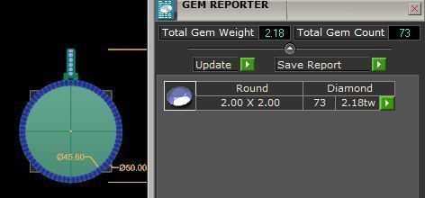 Lightweight Picture Pendants - 50mm 3D print model_4