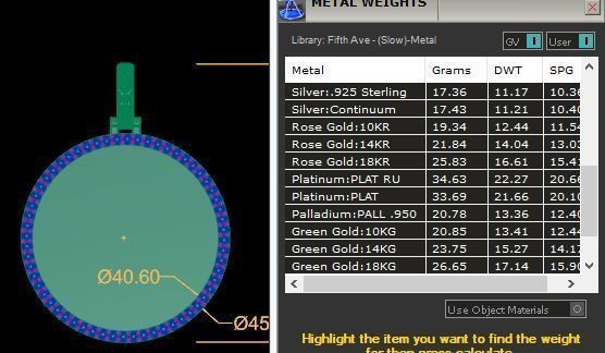 Lightweight Picture Pendants - 45mm - v2 3D print model_6