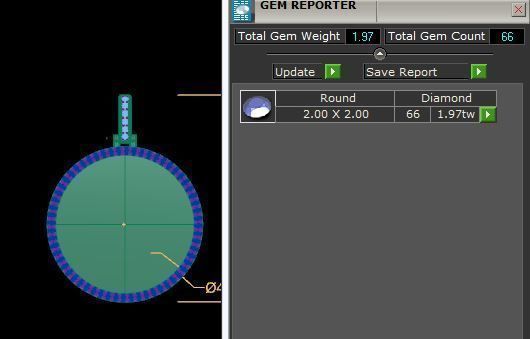 Lightweight Picture Pendants - 45mm - v2 3D print model_2