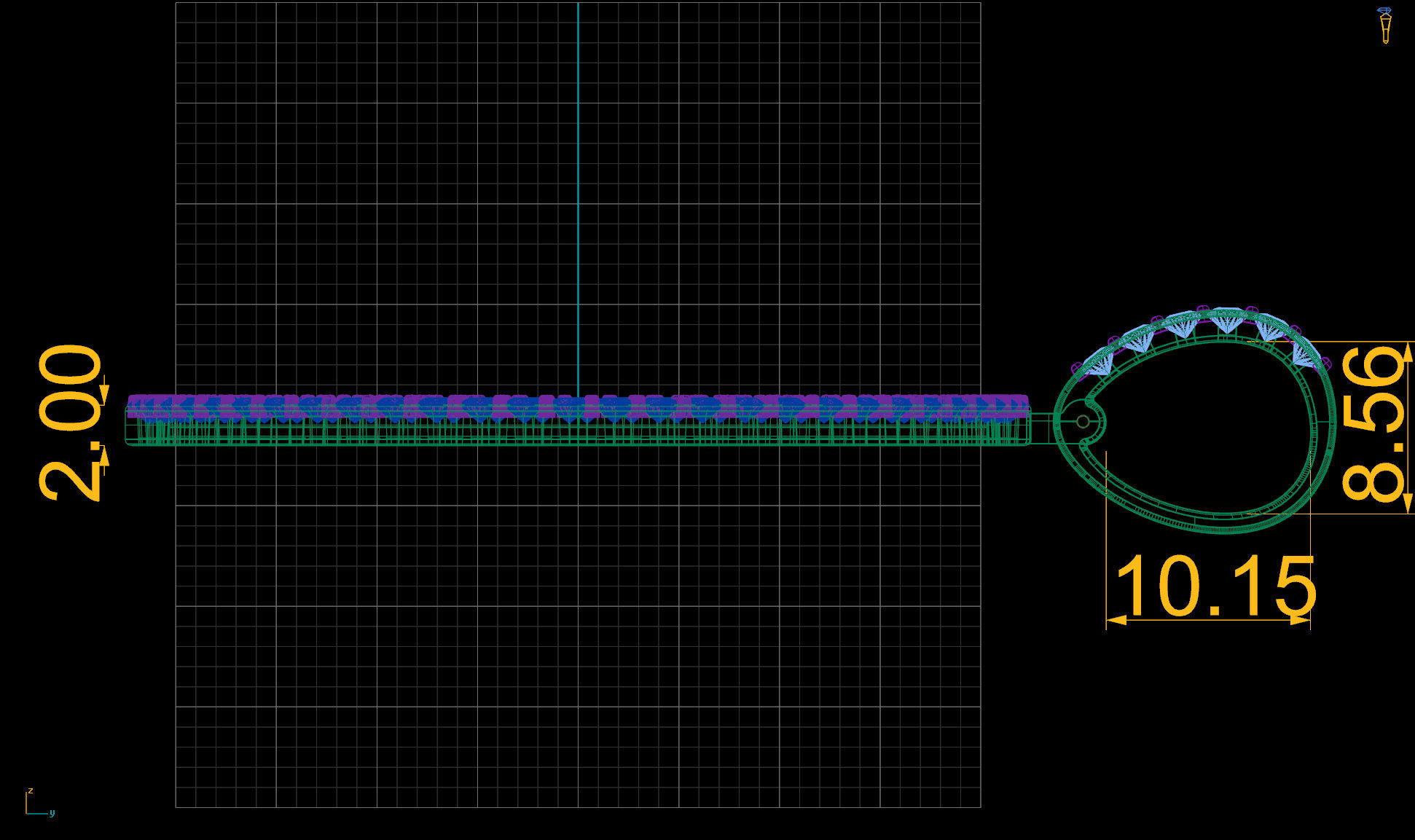Lightweight Picture Pendants - 45mm 3D print model_2