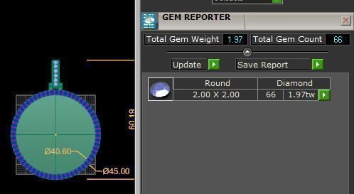 Lightweight Picture Pendants - 45mm 3D print model_8