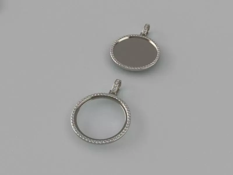 Lightweight Picture Pendants - 35mm 3D print model_0