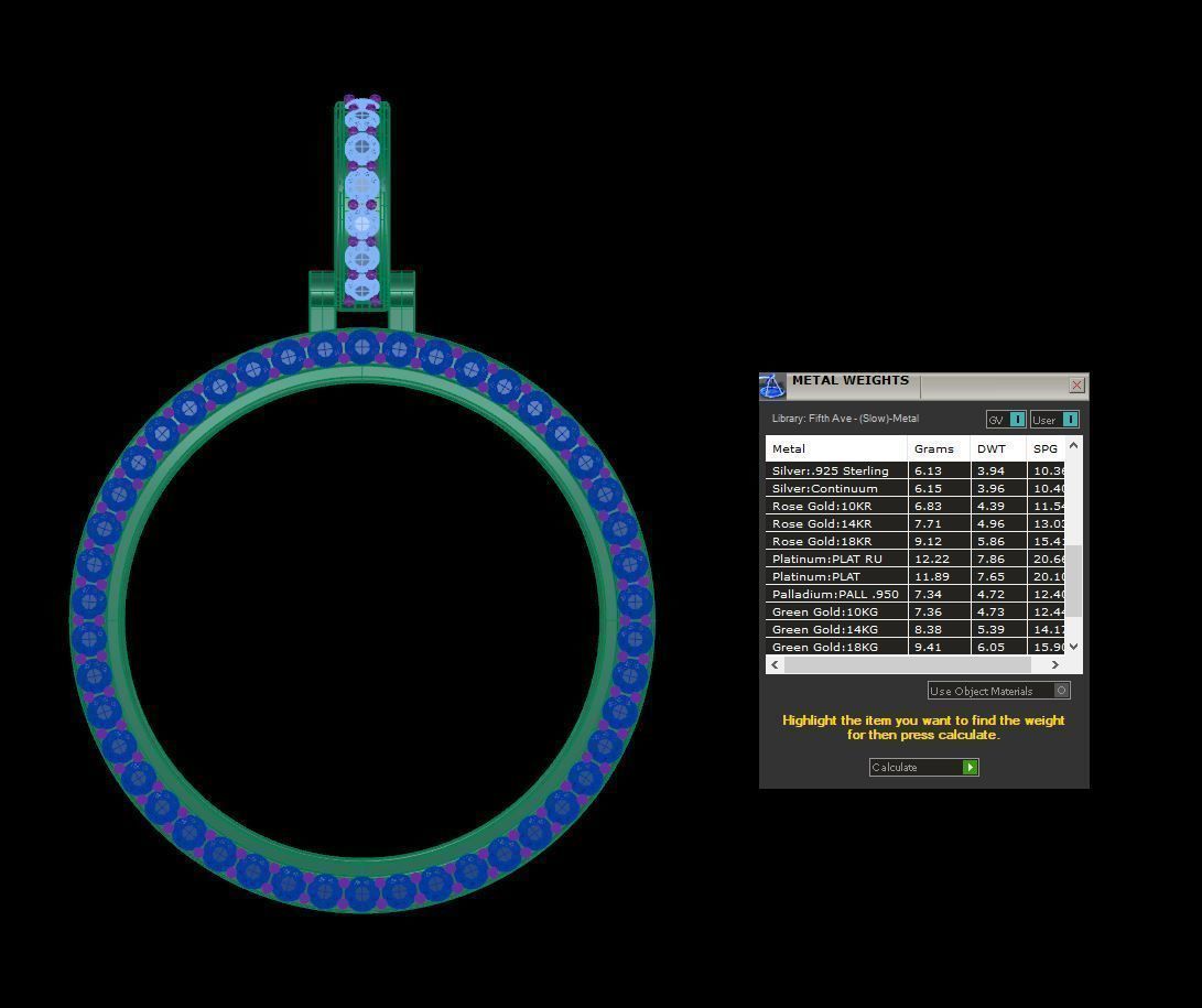 Lightweight Picture Pendants - 35mm 3D print model_7