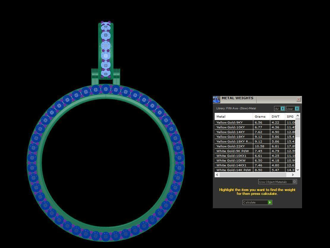 Lightweight Picture Pendants - 35mm 3D print model_6