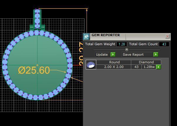 Lightweight Picture Pendants - 30mm 3D print model_6