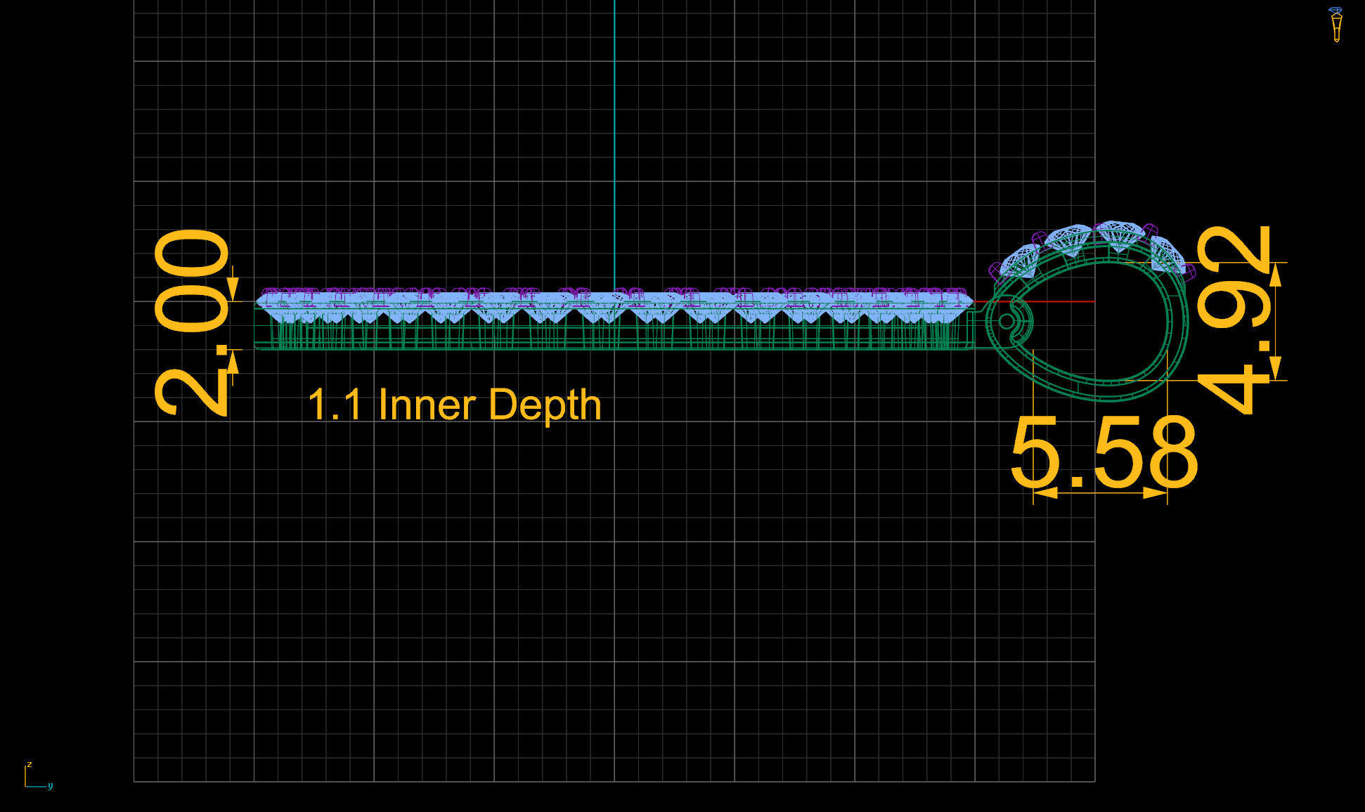 Lightweight Picture Pendants - 30mm 3D print model_2