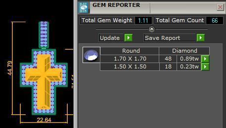 Beveled Cross Pendant - Large 3D print model_4