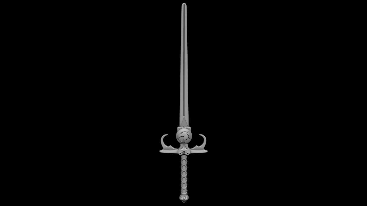 3D PRINTABLE THUNDERCATS SWORD OF OMENS - LION-O SWORD 3D print model_12