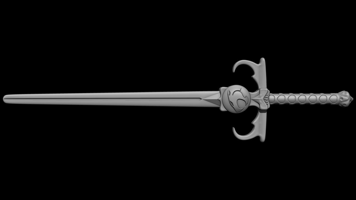 3D PRINTABLE THUNDERCATS SWORD OF OMENS - LION-O SWORD 3D print model_15