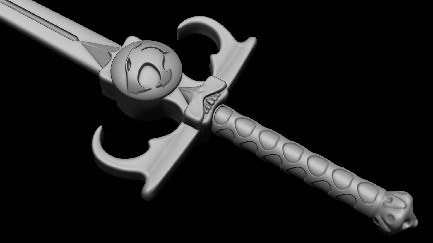 3D PRINTABLE THUNDERCATS SWORD OF OMENS - LION-O SWORD 3D print model_6